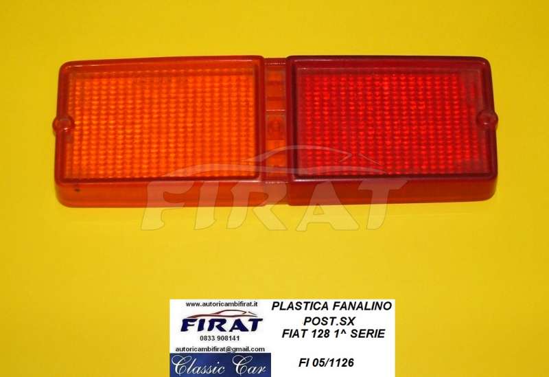 PLASTICA FANALINO FIAT 128 1 SERIE POST.SX